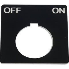 Square D 9001KN144BP PUSH BTTN LGND PLATE 30MM T-K   | Blackhawk Supply