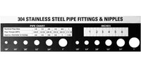 90502-6 | HEADER CARD ONLY-SS PIPE | Midland Metal Mfg.