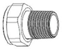 9112110040 | 2 x Male NPT End connection for 1-1/2 in valve body | Schneider Electric