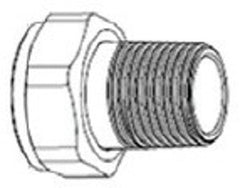 Schneider Electric 9112110040 2 x Male NPT End connection for 1-1/2 in valve body  | Blackhawk Supply