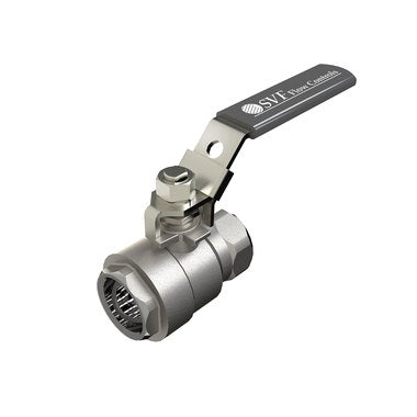 Svf Valves 26SSTH-1 Ball Valve 26SS Stainless Steel 1 Inch FPT 2 Piece Locking Lever  | Blackhawk Supply