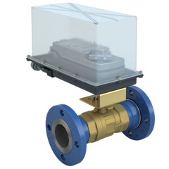 Bray STM3-2-74/DMS24-180-WS 3" | STM Flanged Characterized ball valve | 2way | CV 74 | Normally Open | Damper & Valve actuator | 24 Vac/Dc | 177 lb-in | modulating | Spring Return | Weather Shield for DS-180 Actuator  | Blackhawk Supply