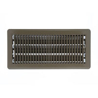 421-4X10GS | Floor Diffuser Multi Angle 4 x 10 Inch Golden Sand Steel | Hart & Cooley