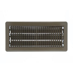 Hart & Cooley 421-4X10GS Floor Diffuser Multi Angle 4 x 10 Inch Golden Sand Steel  | Blackhawk Supply