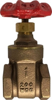 940130 | 1/4 FIPXFIP FULL PORT GATE VLV, Valves, Gate Valves, Full Port Brass Gate Valve IPS | Midland Metal Mfg.