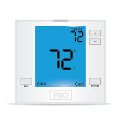 Pro1Iaq T751 Thermostat Non-Programmable PTAC Universal 24 Volt 3 Heat/2 Cold  | Blackhawk Supply