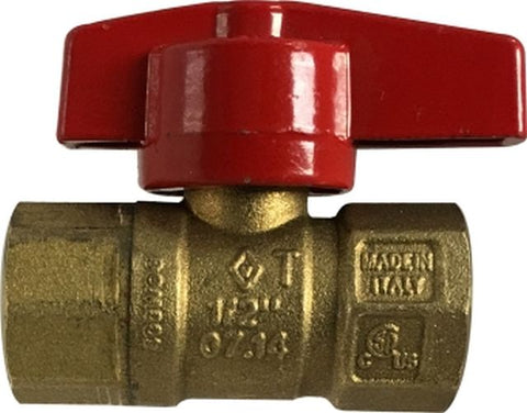 Midland Metal Mfg. 943213 3/4 IPS GAS BALL VALVE, Valves, Italian Gas Ball Valves, Gas Ball Valve Female x Female  | Blackhawk Supply