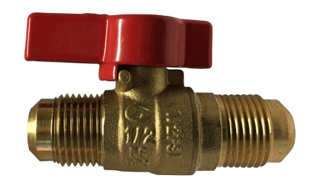 Midland Metal Mfg. 943342 3/8 FLARE X 3/8 FLARE CSA GAS BALL VALVE  | Blackhawk Supply