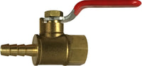 944136 | 1/4FIP X 1/4HB FRGD MINI B-VLV, Valves, Mini Ball Valve, Female x Hose Barb Mini Ball Valve | Midland Metal Mfg.