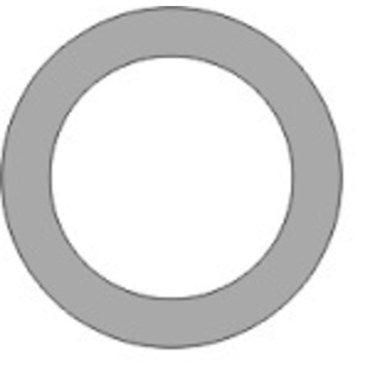 Gaskets 2TFR18 Gasket Ring 2 Inch 1/8 Inch Teflon 150  | Blackhawk Supply