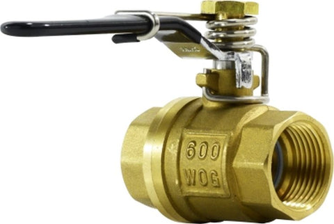 Midland Metal Mfg. 947103 1/2 THRD BRASS SPRING LOADED BALL VALVE, Valves, 2017 Valves, Spring Handle Brass ball Valve  | Blackhawk Supply