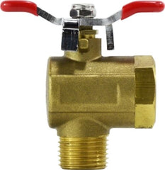 Midland Metal Mfg. 947111 1/4 RIGHT ANGLE T-HDLE BRASS BALL VALVE, Valves, 2017 Valves, Right Angle Brass ball Valve  | Blackhawk Supply