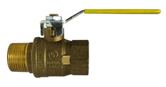 Midland Metal Mfg. 948102T 3/8 M X F BRASS BALL VALVE  | Blackhawk Supply