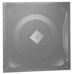 Hart & Cooley PDSW Diffuser Perforated 23-3/4 x 23-3/4 Inch Bright White Adjustable Through Face  | Blackhawk Supply