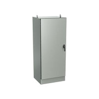 9500 603624 | Type 12, 13 | Single door cabinet with adjustable interior panel and padlockable 3 point lock mechanism - 60x36x24 | EXM