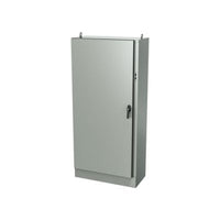 9500 U1D904018 | Type 12, 13 | Single door freestanding cabinet for safety disconnect mounted on right flange - 90x40x18 | EXM