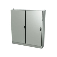 9500 U2D907820 | Type 12, 13 | Double door freestanding cabinet for safety disconnect mounted on right flange - 90x78x20 | EXM