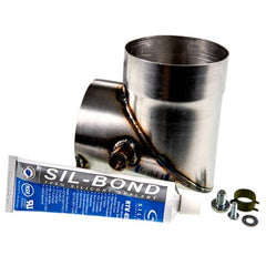 Weil Mclain 382200350 Elbow Kit Vent Stainless Steel for GV Series Sealant/Clamp/Screws  | Blackhawk Supply
