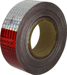 Midland Metal Mfg. 95621 CONS TAPE 2 x 150 6 RED 6 WHITE, TRUCK AND TRAILER, TRUCK AND TRAILER ACCESSORIES, TAPE  RED AND WHITE  | Blackhawk Supply