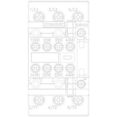 Siemens Electrical 3RT20281CL243MA0 CONTACTOR S0 38A 230VAC 2NO/2NC SCRW  | Blackhawk Supply