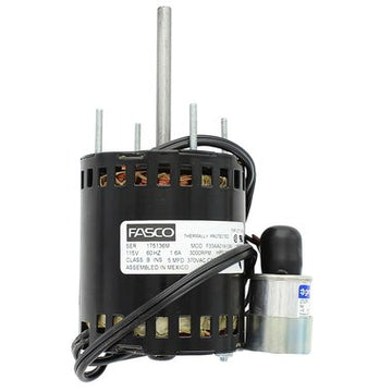 Reznor RZ163891 Fan Motor with Capacitor 120 Volt 3000 Revolutions per Minute 60 Hertz  | Blackhawk Supply