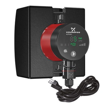 Grundfos Circulators 99163906 Circulator Pump ALPHA 11-55F/LC with Cord Cast Iron Flanged  | Blackhawk Supply