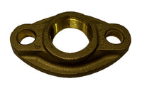 970208 | 2 LF BRASS METER OVAL FLANGE | Midland Metal Mfg.