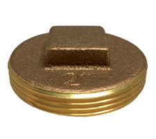 Anderson Metals 60500-32 2 BRASS RAISED HEAD CLEANOUT PLUG   | Blackhawk Supply