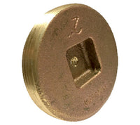 970700 | 1 1/2 BRASS COUNTERSUNK PLUG 1/4-20 TA | Midland Metal Mfg.