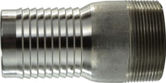 Midland Metal Mfg. 973700 1/2 SS KING NIPPLE, Accessories, Combination King Nipples, 316 Stainless Steel  | Blackhawk Supply