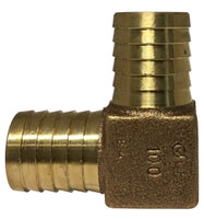 973976LF | 1 BRONZE HOSE BARB LEADFREE ELBOW 90 | Midland Metal Mfg.