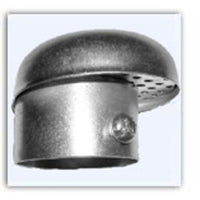 14037 | Vent Cap with Screen 1-1/4 Inch Zinc Plated Steel Slip-On 14037 | Oil Equipment Manufacturing
