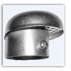 Oil Equipment Manufacturing 14037 Vent Cap with Screen 1-1/4 Inch Zinc Plated Steel Slip-On 14037  | Blackhawk Supply