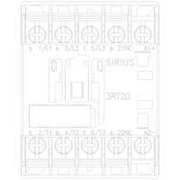 3RT20174LB42 | CONTACTOR RAIL S00 12A 24VDC 3P R LUG | Siemens Electrical