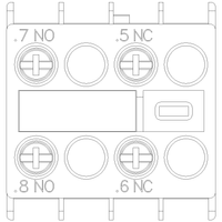 3RH29111FB11 | AUX. SWITCH 1NO+1NC S00 & S0 SCREW | Siemens Electrical