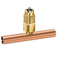 A31134 | Braze Tee 3 Pack 1/4 Inch ODS x 5/16 Inch ODF Copper | J/B Industries SAE Fittings