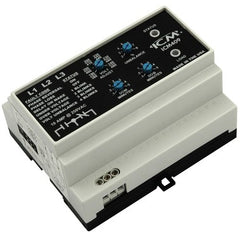 ICM Controls ICM409C Line Monitor Voltage 3 Phase Adjustable 190-480 Volt Alternating Current Din Rail  | Blackhawk Supply