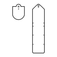 306800 | Paddle Kit Model FS7-4W 6 and 1 Inch Stainless Steel | Mcdonnell Miller