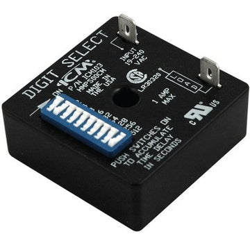 ICM Controls ICM103B Relay Time Delay On Make 1-1023 Second Switch Selectable 2 x 2 Inch 18/240 Voltage Alternating Current 1 Amp  | Blackhawk Supply