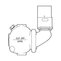 Mcdonnell Miller 142700 Low Water Cut Off Control with Float Block 63B  | Blackhawk Supply