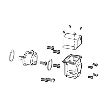 Mcdonnell Miller 310442 Bracket Assembly for Series BA-551-05 Bellows  | Blackhawk Supply