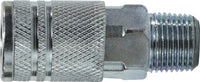 99825 | 1/2 MIP IND INTER. STEEL COUPLER, Pneumatics, 1/2 Industrial Interchange, 1/2 Male Pipe Coupler | Midland Metal Mfg.