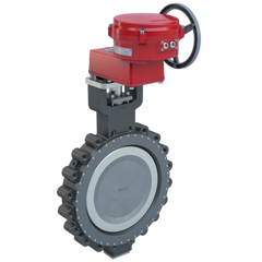 Bray MKL2-C180/70-1800H 18" Lugged Butterfly valve High Performance | ANSI Class 150 | CS body | CV 10500 | Normally Closed | 120 VAC | Two position | 18000 lb-in | NEMA 4 | Heater  | Blackhawk Supply