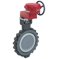 MKL2-C180/70-1800SV | 2 Way High Performance Butterfly Valve | Seat Retainer Upstream | 18 Inch | 120V Non Spring Return Actuator | Bray