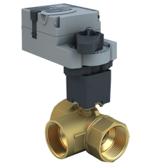 Bray ST2-150-3-19HT/VAM24-90-P 1.5" | ST2 Threaded Characterized ball valve | 3way | CV 18.7 | Valve actuator | 24 Vac/dc | 88 lb-in | On/off | Floating and Modulating | Non-Spring Return  | Blackhawk Supply