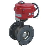 BVMS4-C150-0436/70-24-0201H | 2 Way Ball Valve | Flanged | 4 Inch | 24 VAC Industrial Actuator | Bray