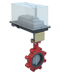 Bray 3LSE-02S2N/DS24-180-T-WS 2" Lugged Butterfly Valve Resilient | ANSI Class 125/150 | DI body | NDI Disc | CV 87 | Normally Open | 24 VAC/DC | 177 lb-in | on/off or floating | Spring Return  | Blackhawk Supply