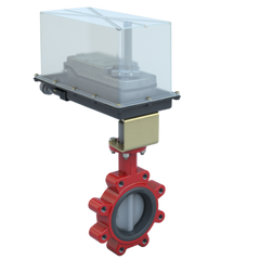 Bray 3LSE-25S2N/DS24-180-TA-WS 2.5" Lugged Butterfly Valve Resilient | ANSI Class 125/150 | DI body | SS Disc | CV 185 | Normally Open | 24 VAC/DC | 177 lb-in | on/off or floating | Spring Return | SW  | Blackhawk Supply