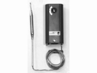 Johnson Controls A19AAB-40C REMOTE BULB TEMP CONTROL; 12" CAP; SPST; NEMA 1; 3/8 X 3-1/2" BULB; OPEN H 100/240 F 4 DIFF.  | Blackhawk Supply