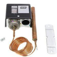 A72AE-1C | TWO POLE TEMP CONTROL; 25/90F; DIFF ADJ; 6' CAP; DPST; ENCL-OUTDR; 11/16 X 6-3/4